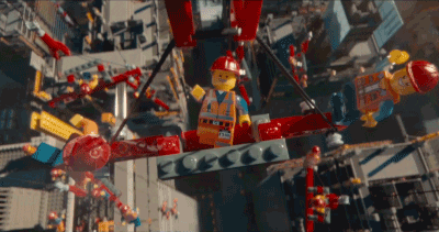 Lego construisant un immeuble